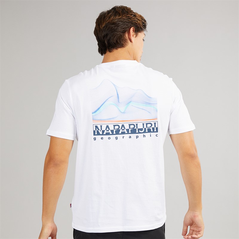 Napapijri Mens Rorvik T-Shirt Bright White