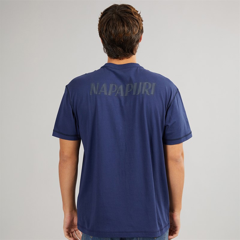Napapijri Mens Umbra T-Shirt Naval Acade