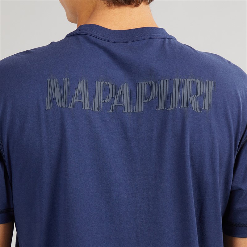 Napapijri Mens Umbra T-Shirt Naval Acade