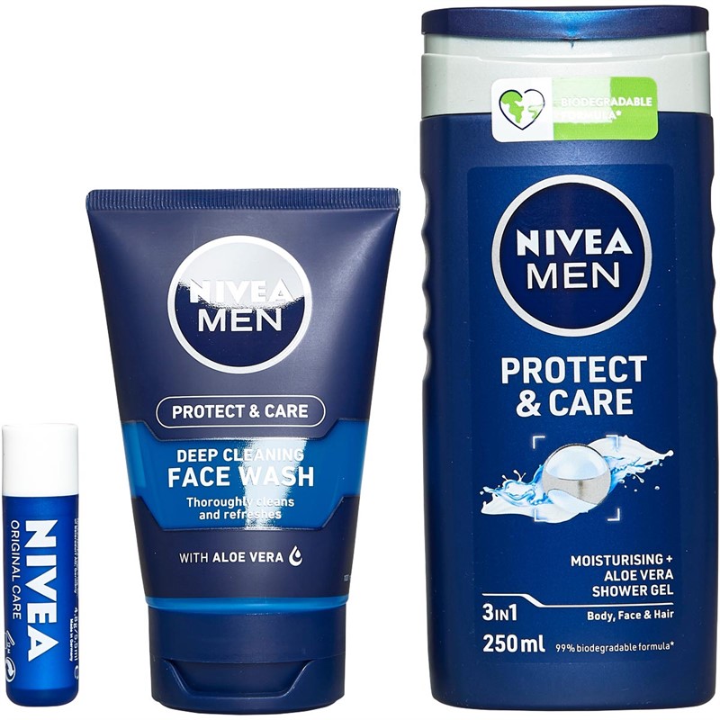 Buy NIVEA Mens Get Ready Wash Gift Set Multi