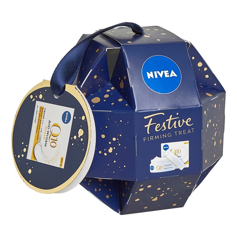 NIVEA Womens Festive Firming Anti Wrinkle SPF15 50ml Day Cream Gift Set Multi