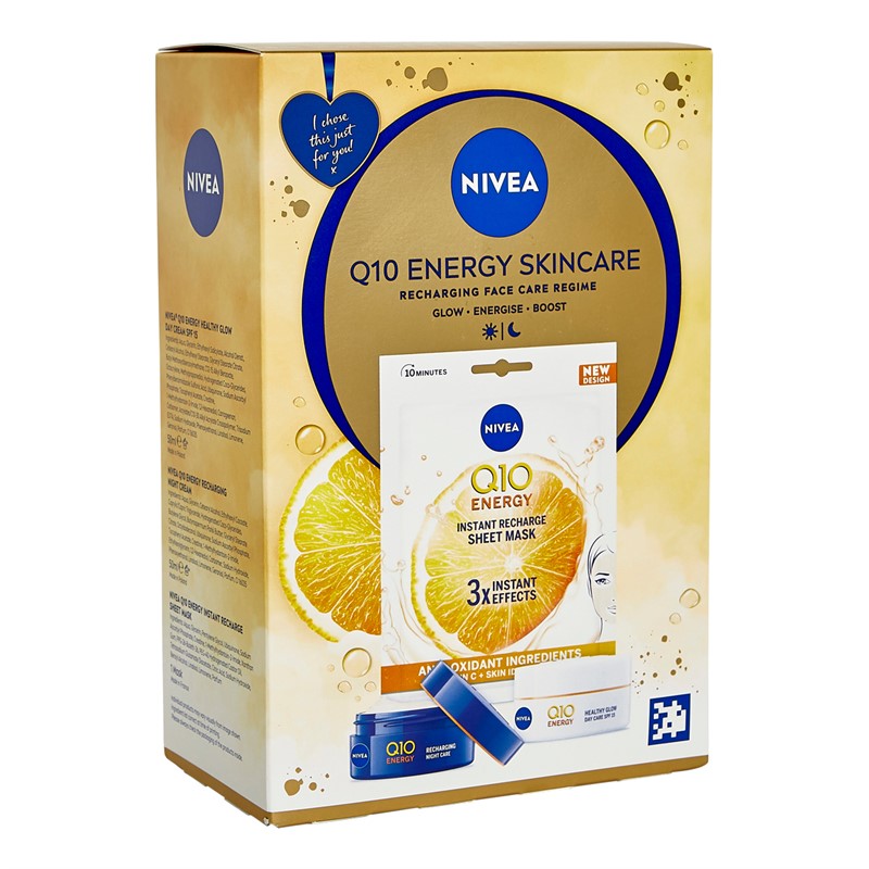 NIVEA Womens Q10 Energy Skin Gift Set Multi