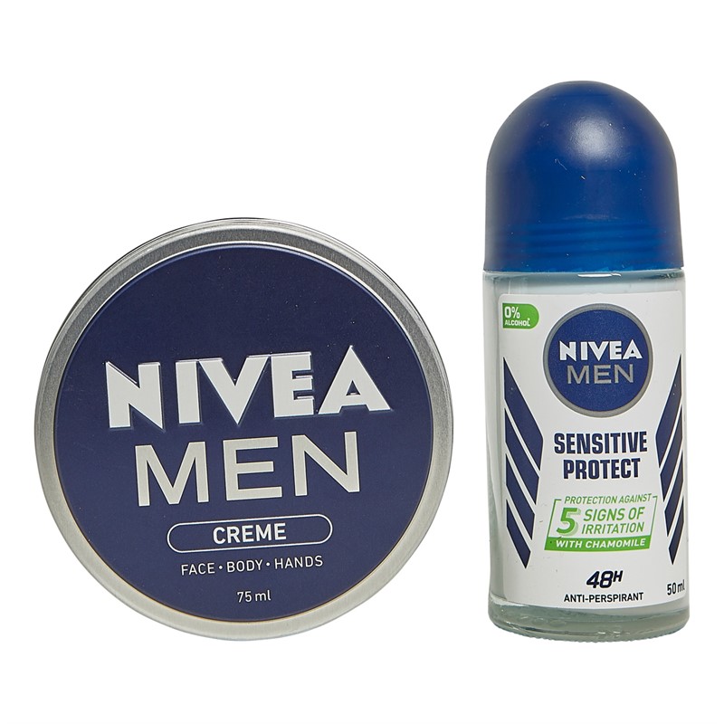 NIVEA Mens To Go Wash Kit Gift Set Multi