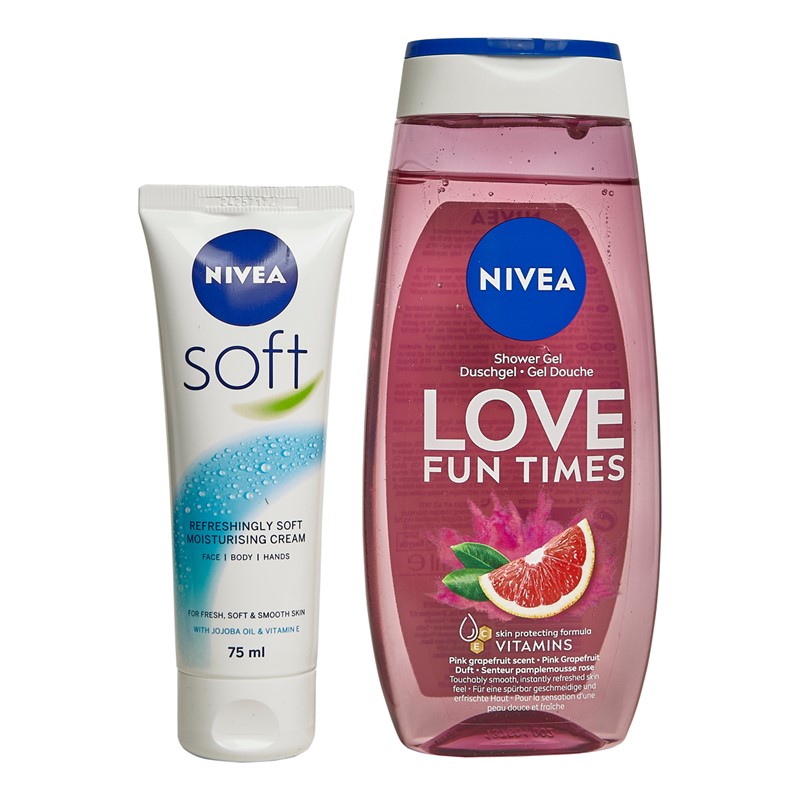 NIVEA Womens Rainbow Sleepover Gift Set Multi