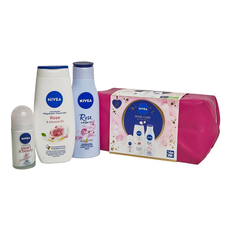 NIVEA Womens Rose Care Gift Set Multi