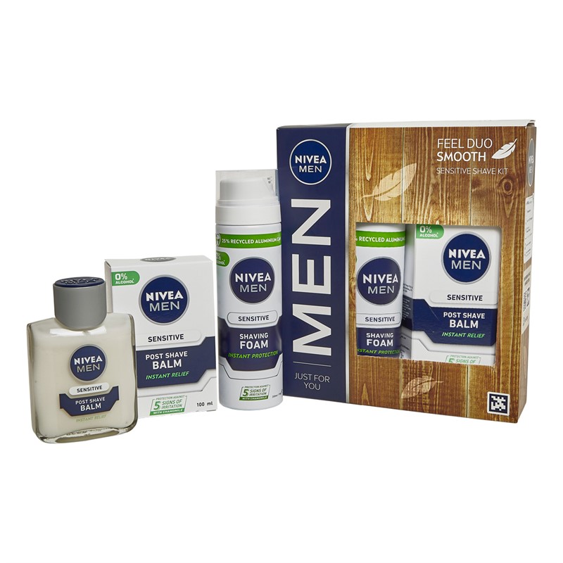 NIVEA Mens Feel Smooth Duo Gift Set Multi