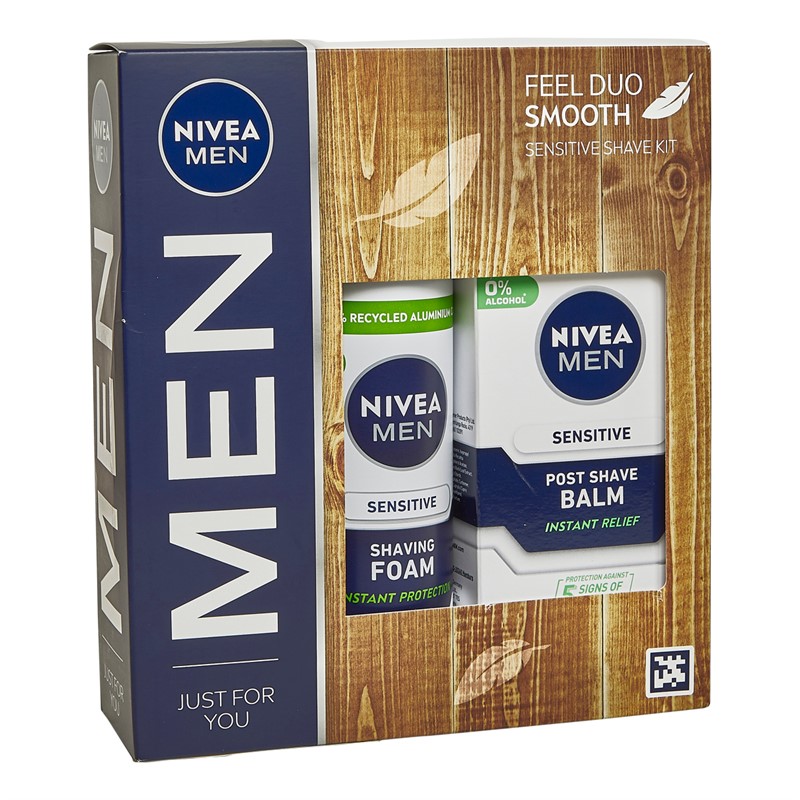 NIVEA Mens Feel Smooth Duo Gift Set Multi