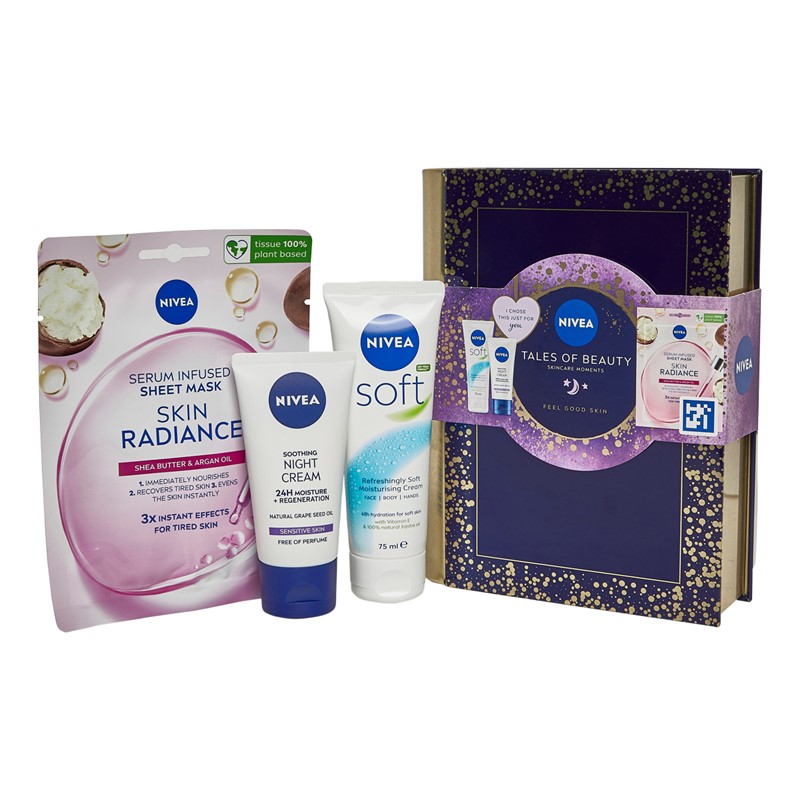 NIVEA Womens Tales Of Beauty Three Piece Gift Set Multi