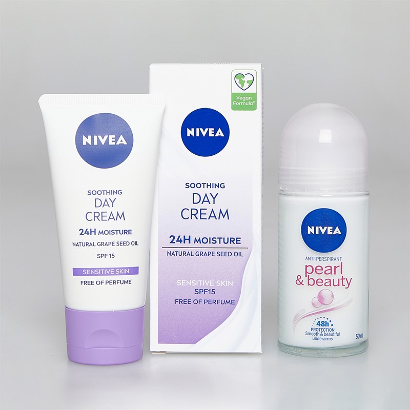 NIVEA Womens Feel Pampered Six Pack Set Multi