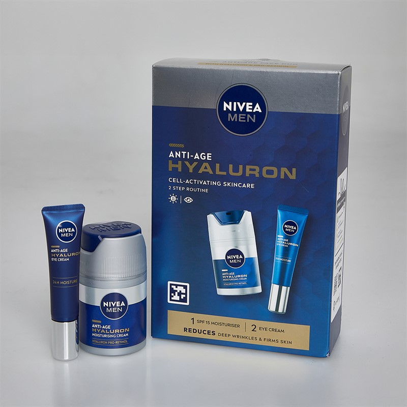 NIVEA Mens Men Hyaluron Two Pack Gift Set Multi