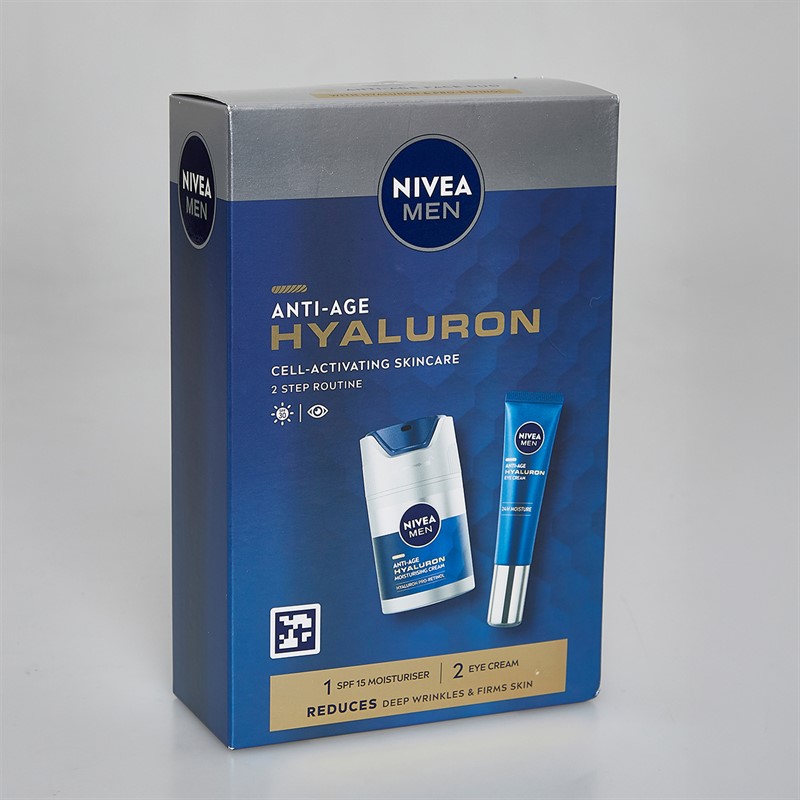 NIVEA Mens Men Hyaluron Two Pack Gift Set Multi