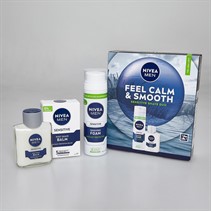 NIVEA Mens Men Calm & Smooth Two Pack Gift Set Multi