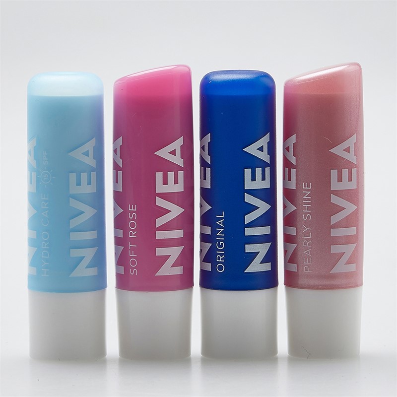 NIVEA Womens Kissable Moments Of Lip Four Pack Set Multi