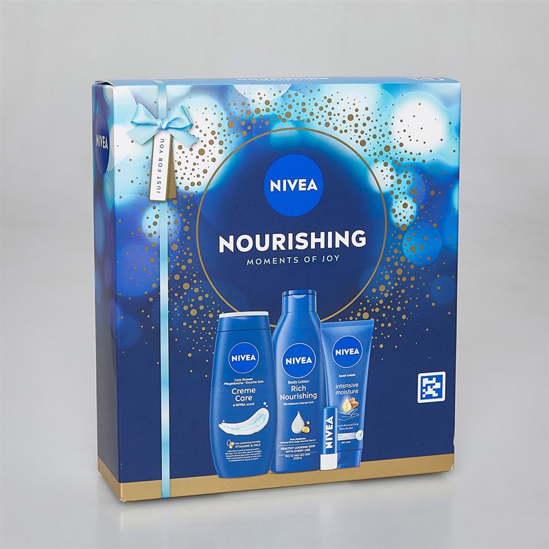 NIVEA Womens Nourishing Moments Of Joy Four Pack Gift Set Multi