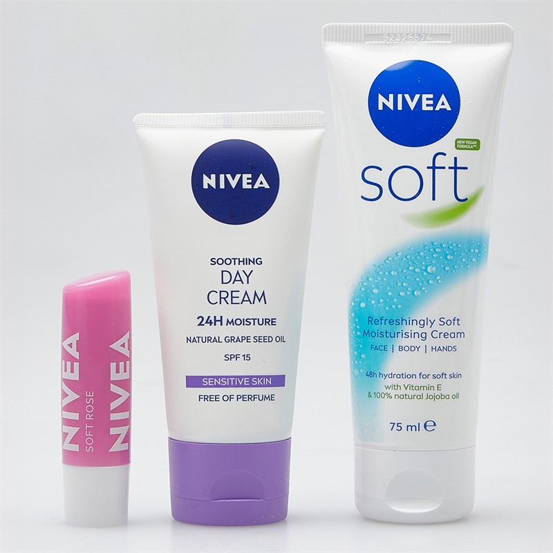 NIVEA Womens Pampering Moments Of Joy Six Pack Gift Set Multi
