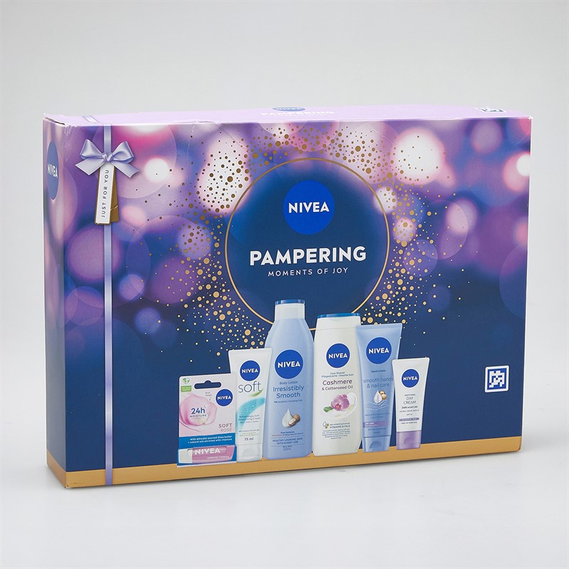 NIVEA Womens Pampering Moments Of Joy Six Pack Gift Set Multi