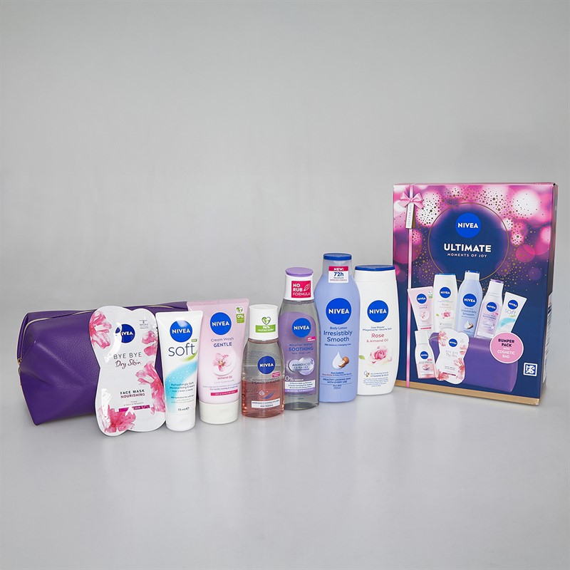 NIVEA Womens Ultimate Moments Of Joy Eight Pack Gift Set Multi