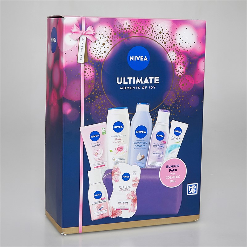 NIVEA Womens Ultimate Moments Of Joy Eight Pack Gift Set Multi