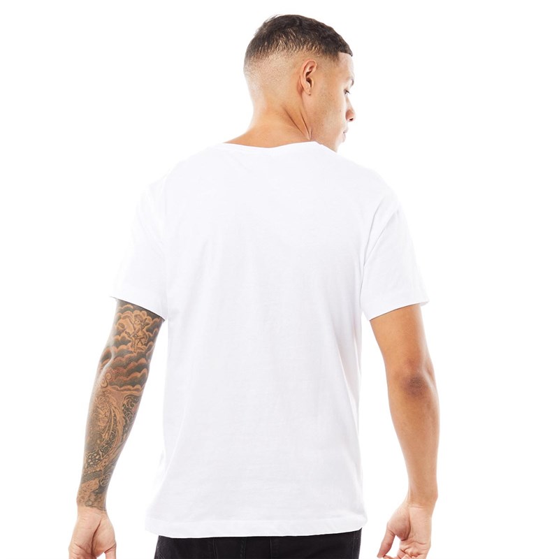 NASA Mens Rainbow T-Shirt White