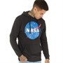 NASA Mens Circle Logo Hoodie Black
