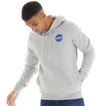 NASA Mens Hoodie Grey