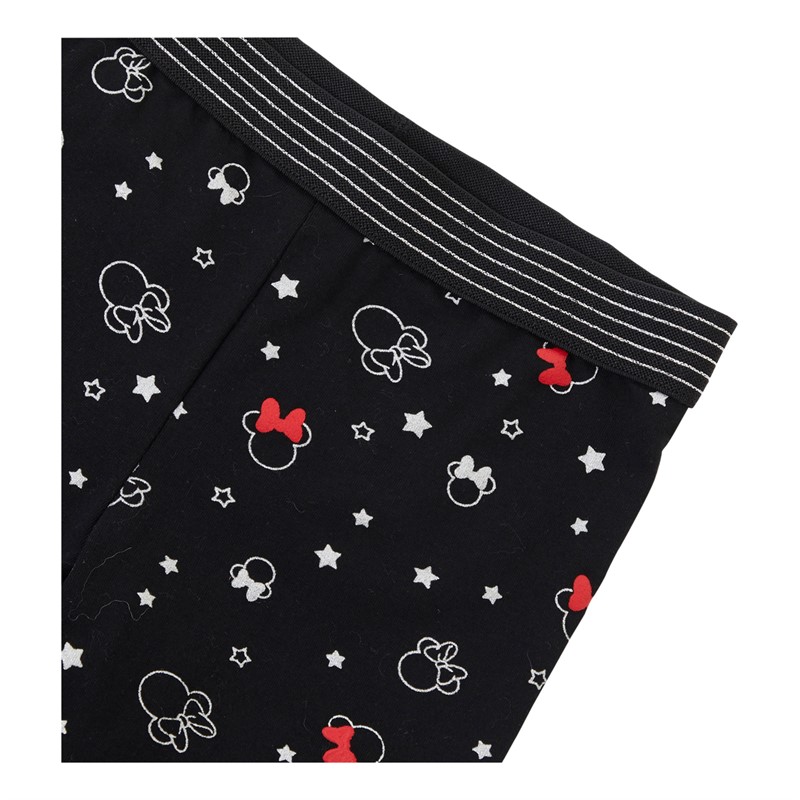 Minnie Mouse Mädchen Leggings Schwarz