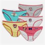 Minnie Mouse Girls Five Pack Briefs Multi