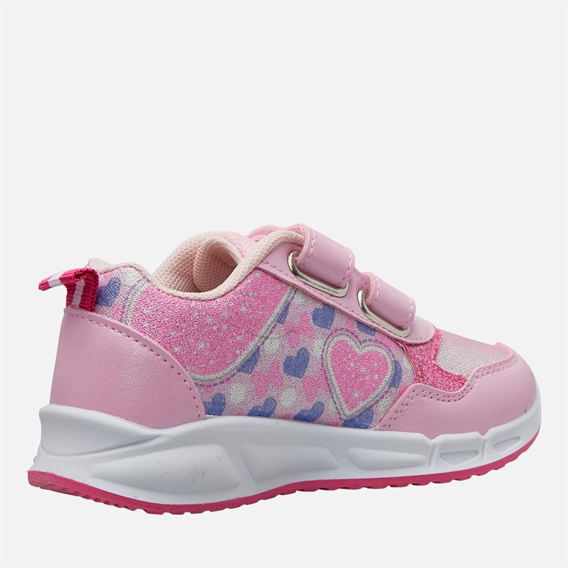 Minnie Mouse Infant Girls Light Up Trainers Pink