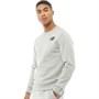 New Balance Mens Fleece Crew Sweatshirt Athletic Grey