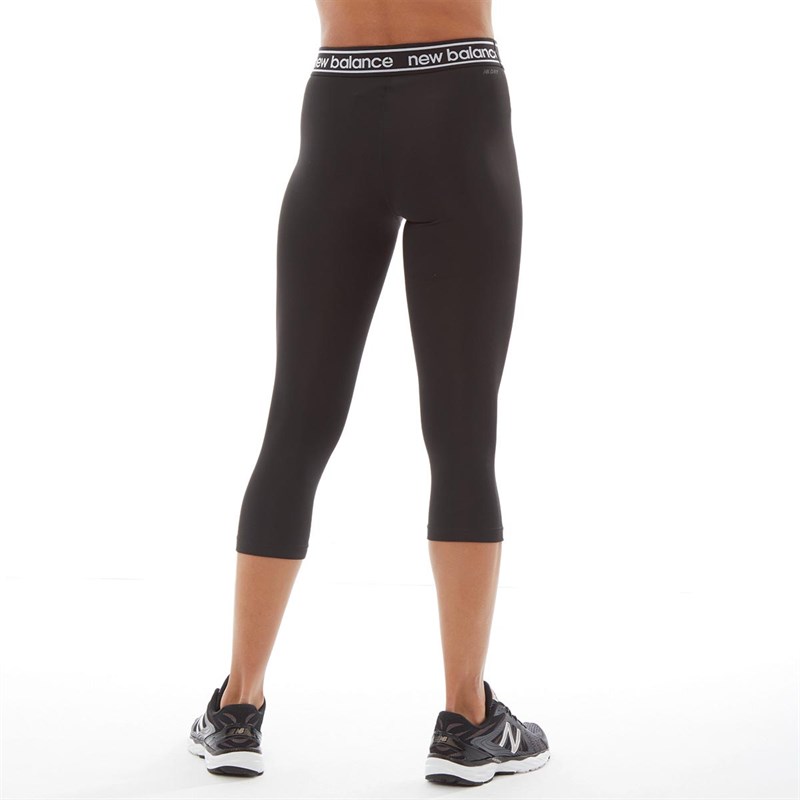 Buy New Balance Womens Accelerate Running Capri Leggings Black