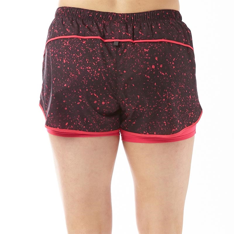 Buy New Balance Womens Printed 2 In 1 Woven Shorts Pomegranate