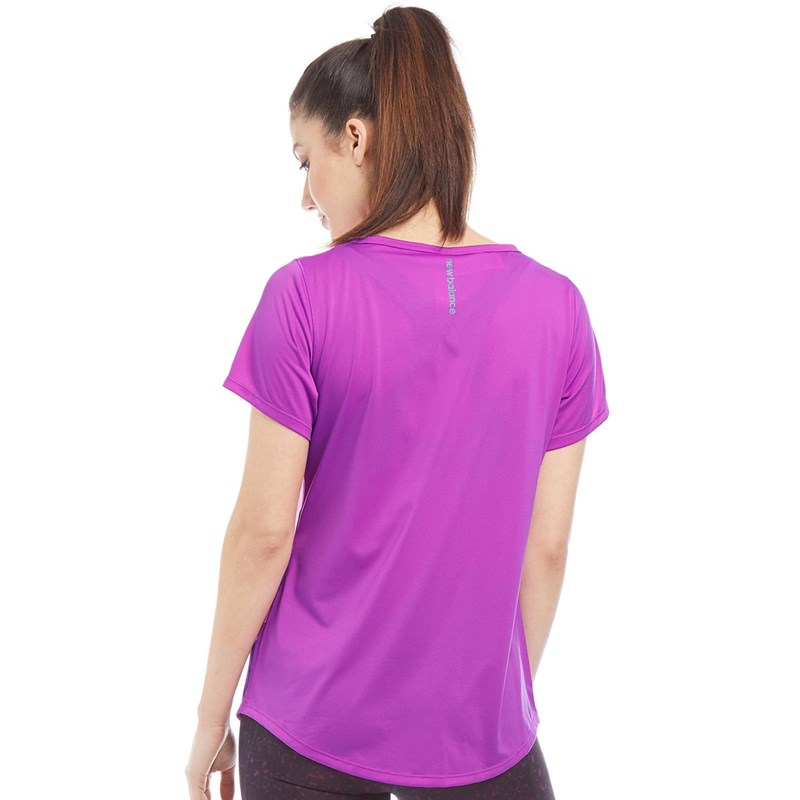Buy New Balance Womens Accelerate Running Top Vivid Violet