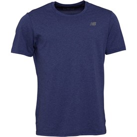 New Balance Heren Heathered Tech T Shirt Gemeleerd Marineblauw new balance kopen in de aanbieding New Balance Heren Heathered Tech T Shirt Gemeleerd Marineblauw new balance kopen in de aanbieding