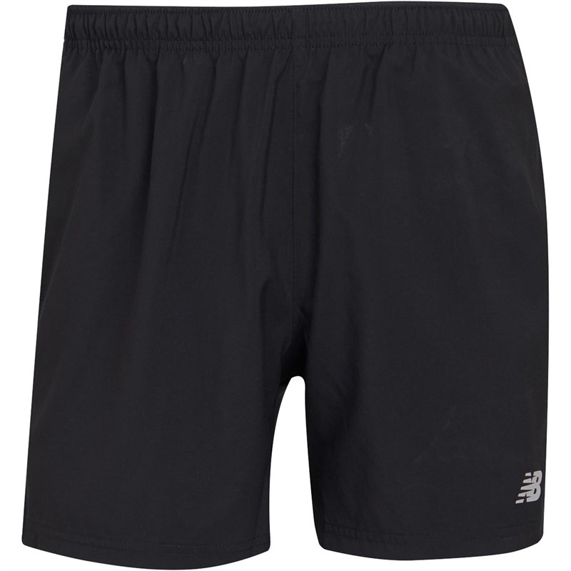 Buy New Balance Mens 5 Inch Running Shorts Black