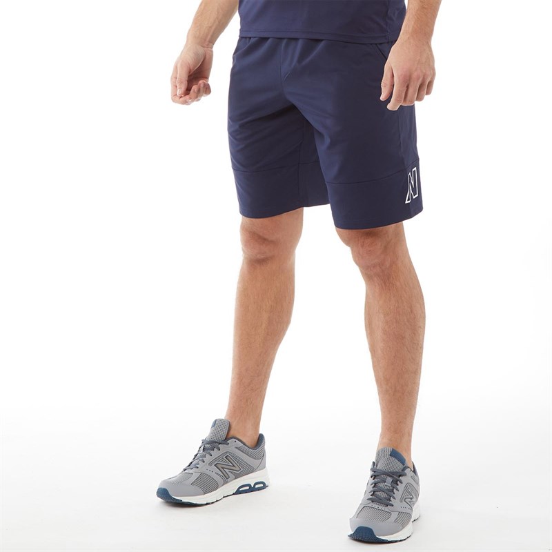 Buy New Balance Mens Classic Woven Shorts Navy