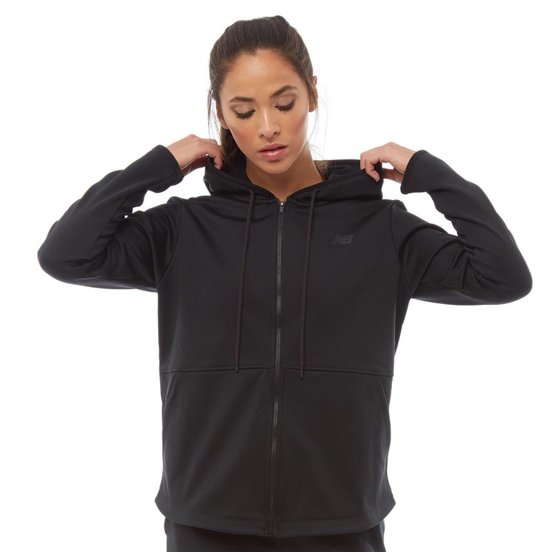 new balance black hoodie womens