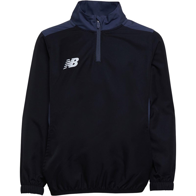 Buy New Balance Boys Training 1 2 Zip Top Black