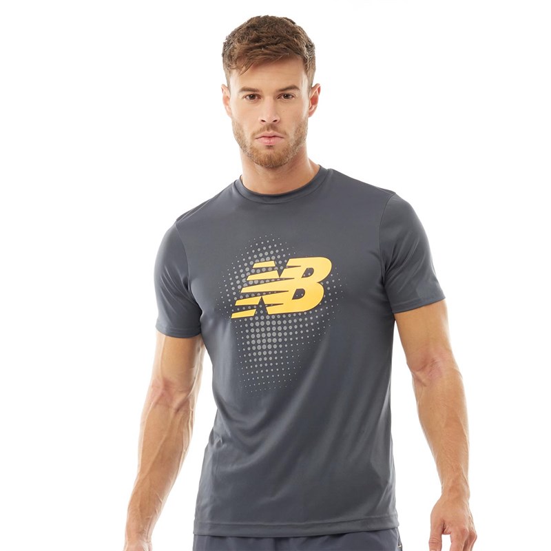 Buy New Balance Mens Training Jersey Grey