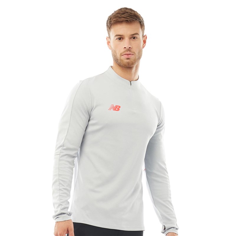 new balance tech train half zip jacket mens