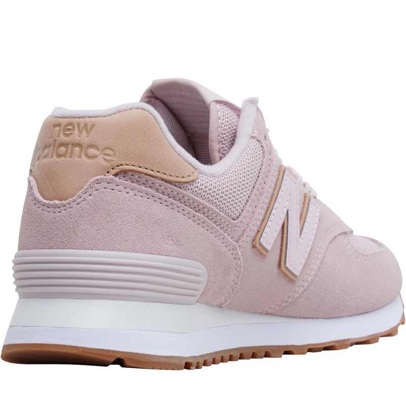 Buy New Balance Womens 574 Trainers Pink