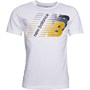 New Balance Męskie Heritage Logo T-Shirt Biały