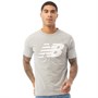 New Balance Heren T-Shirt Grijs