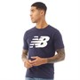 New Balance Tee-Shirt Homme Bleu