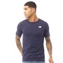New Balance Heren T-Shirt Blauw
