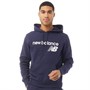 New Balance Haut à Capuche Homme Bleu