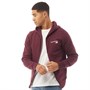 New Balance Mens Fleece Zip Hoodie Burgundy