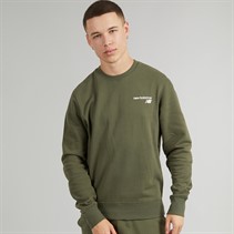 New Balance Mens Classic Core Sweatshirt Army Green