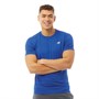 New Balance Tee-Shirt Homme Bleu