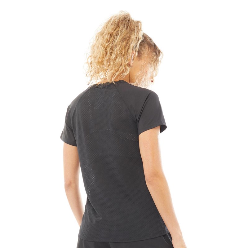 New Balance Damskie T-Shirt Czarny