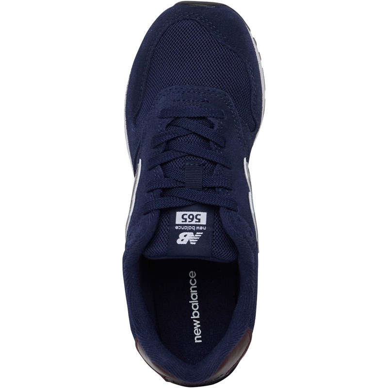 new balance navy 565 trainers